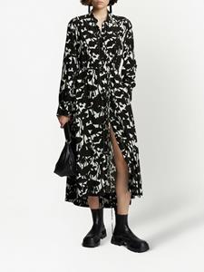 proenzaschoulerwhitelabel Proenza Schouler White Label Blousejurk met bloemenprint - Zwart