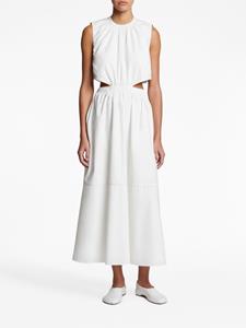 proenzaschoulerwhitelabel Proenza Schouler White Label cut-out poplin midi dress - Wit