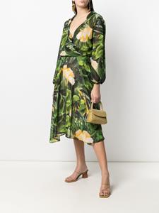 liujo LIU JO Midi-jurk met tropische print - Groen