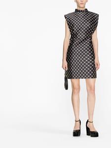 Lanvin Mini-jurk met bloemenprint - Zwart