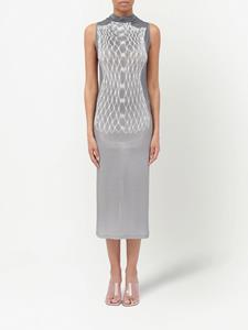 mm6maisonmargiela MM6 Maison Margiela Dummy mouwloze midi-jurk - Grijs