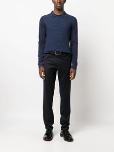 Corneliani Poloshirt met patroon - Blauw