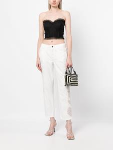 ermannoscervino Ermanno Scervino Boyfriend-fit broek - Wit