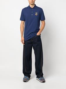 dolce&gabbana Dolce & Gabbana Poloshirt met geborduurd embleem - Blauw