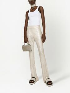Dolce & Gabbana KIM DOLCE&GABBANA mesh broek verfraaid met kristallen - Goud