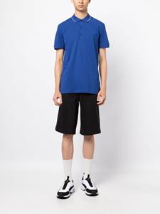 BOSS Katoenen poloshirt - Blauw