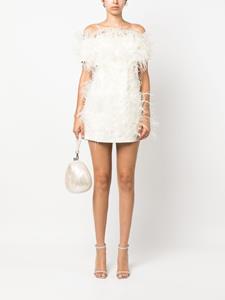 cultgaia Cult Gaia Off-shoulder mini-jurk - Beige