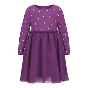 name it Kinder Jerseykleid NMFOFELIA violett Mädchen 