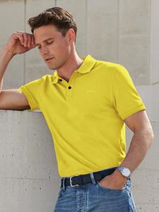 BOSS ORANGE Poloshirt "Prime 10203439 01", mit dezentem Logoschriftzug auf der Brust