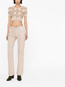 guessusa GUESS USA Broek met logoprint - Beige