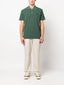 Maison Kitsuné piqué logo-appliqué polo shirt - Groen