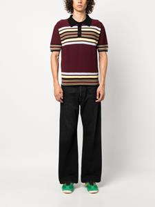 walesbonner Wales Bonner Wander gestreept poloshirt - Rood