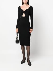 giambattistavalli Giambattista Valli Uitgesneden midi-jurk - Zwart