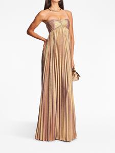 Retrofete Metallic jurk - Goud