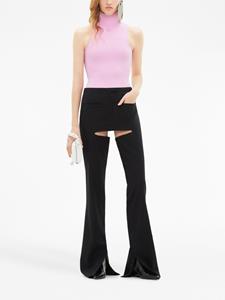 Courrèges Flared pantalon - Zwart