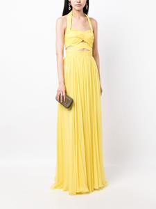 zuhairmurad Zuhair Murad Gedrapeerde avondjurk - Geel