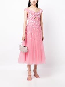 zuhairmurad Zuhair Murad Off-shoulder avondjurk - Roze