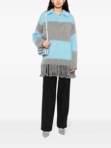 ETRO Mini-jurk met franje - Grijs
