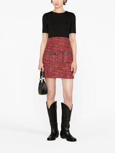 Maje Mini-jurk met ketting-detail - Rood