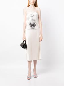 fleurdumal Fleur Du Mal Marilyn midi-jurk - Wit