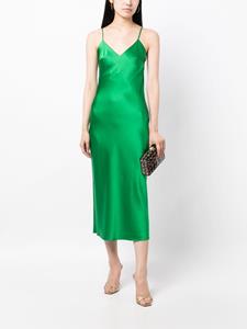 gilda&pearl Gilda & Pearl Zijden midi-jurk - Groen