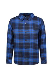 B.Nosy Jongens blouse geruit print - Ryan - Sky blauw