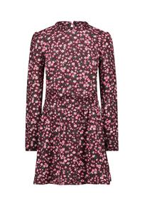 B.Nosy Meisjes jurk bloemenprint roze - Elynn - Active paisley