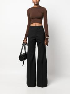 rickowens Rick Owens Broek met wijde pijpen - Zwart