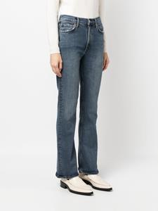 AGOLDE stonewashed mid-rise flared jeans - Blauw