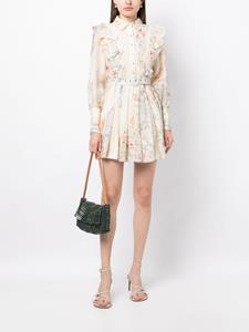 We Are Kindred Mini-jurk met bloemenprint - Beige