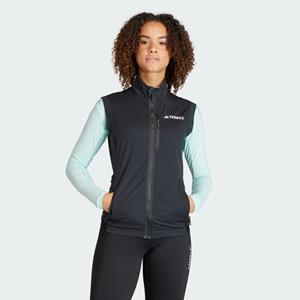adidas Terrex - Women's Terrex Xperior XCountry Ski Softshellweste - Softshellbodywarmer, zwart