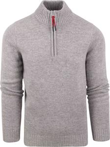 New zealand auckland NZA Half Zip Trui Ohaeawai Wol Grijs