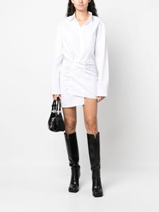 Off-White asymmetric cotton shirtdress - Wit