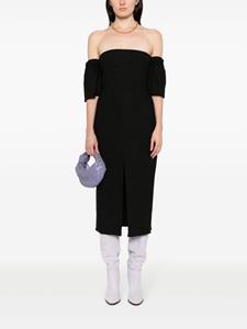 ISABEL MARANT Stony off-shoulder midi dress - Zwart