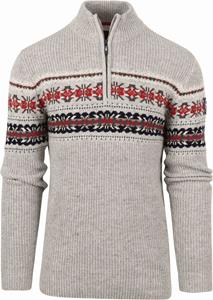 New zealand auckland NZA Half Zip Trui Ngunguru Grijs
