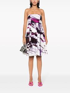 gemymaalouf Gemy Maalouf Off-shoulder midi-jurk - Paars