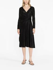 talbotrunhof Talbot Runhof Metallic jurk - Zwart