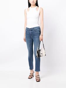 MOTHER Dazzler mid-rise slim-cut jeans - Blauw