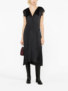 isabelmarant ISABEL MARANT Satijnen midi-jurk - Zwart