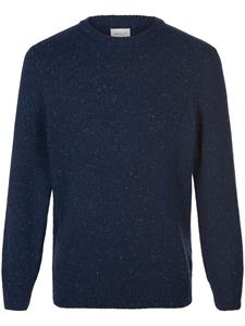 GANT Trui ronde hals in tweed-look Van  blauw