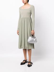 toutacoup tout a coup Flared midi-jurk - Groen