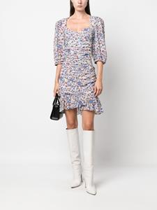 marantétoile MARANT ÉTOILE Midi-jurk met bloemenprint - Blauw