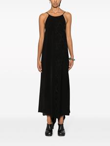 umawang Uma Wang Midi-jurk met jacquard - Zwart