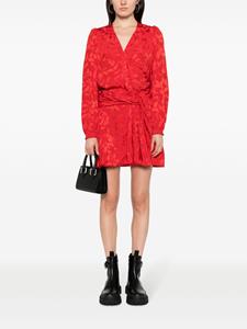 Zadig & Voltaire Midi-jurk met bloemen-jacquard - Rood