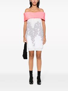 gemymaalouf Gemy Maalouf Jurk met bloemenprint - Wit