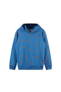 Moodstreet Jongens hoodie AOP - Sporty blauw