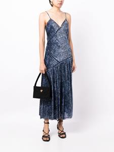 ullajohnson Ulla Johnson Jurk met fluwelen-effect - Blauw