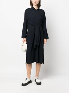 henrikvibskov Henrik Vibskov Blousejurk met gespreide kraag - Blauw