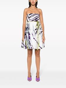 gemymaalouf Gemy Maalouf Off-shoulder mini-jurk - Wit