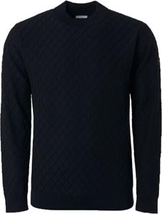 No Excess Trui Jacquard Gebreid Navy